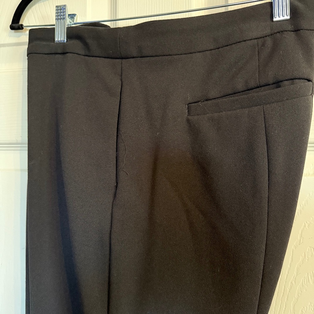 DKNY Ankle Length Slim Slacks Black Size 12